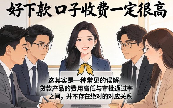 好下款的口子是不是都收费很高