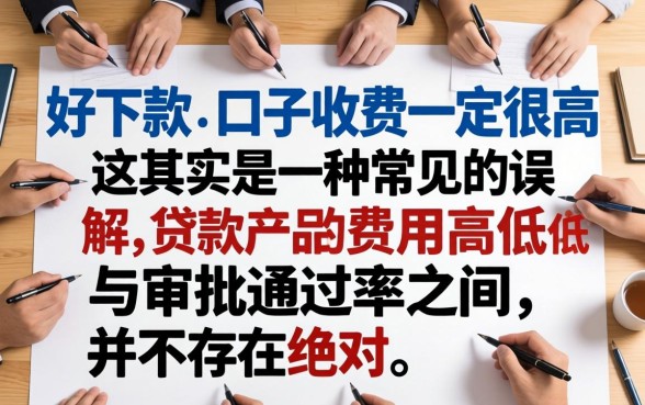 好下款的口子是不是都收费很高