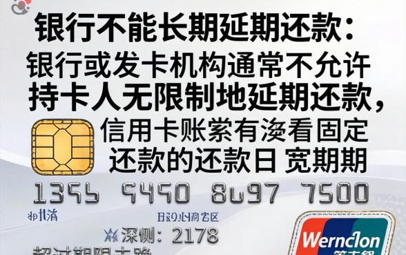 信用卡可以长期延期还款吗