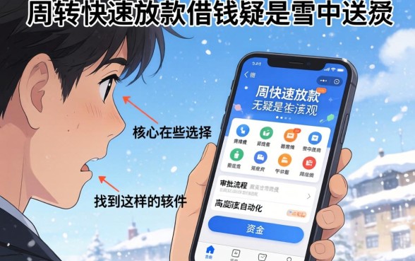 什么样的借钱软件能快速放款