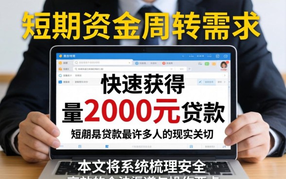 小额贷款2000元马上到账的方法有哪些