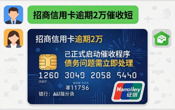 信用卡逾期2万收到催收短信该如何应对