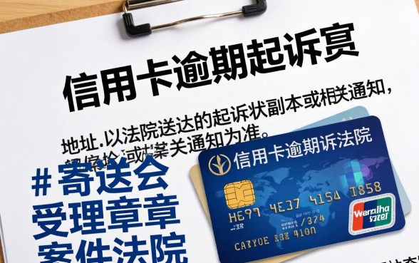 信用卡逾期起诉文件寄哪里去