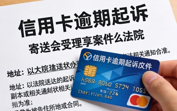 信用卡逾期起诉文件寄哪里去