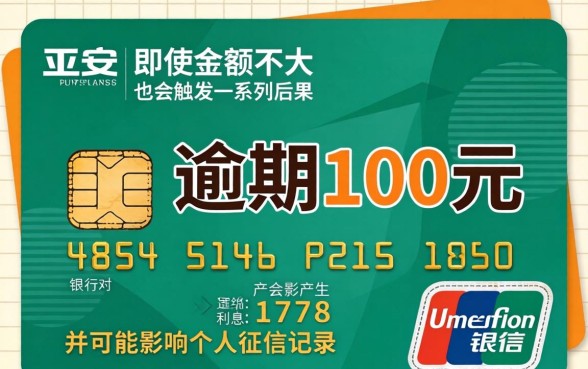 平安信用卡逾期100会怎样