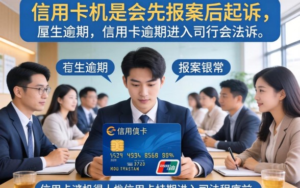 信用卡起诉前会先报案处理吗