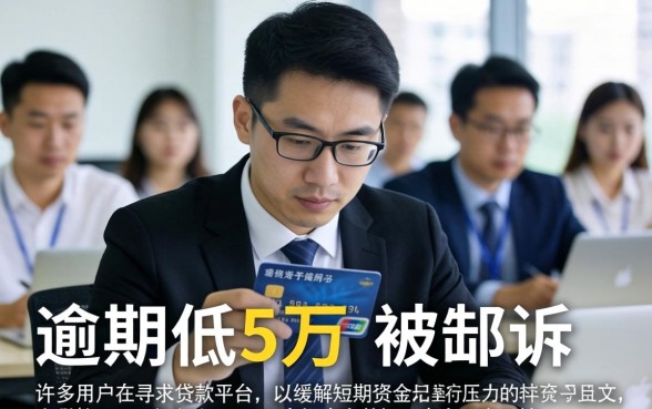 信用卡逾期低于5万被起诉了怎么办