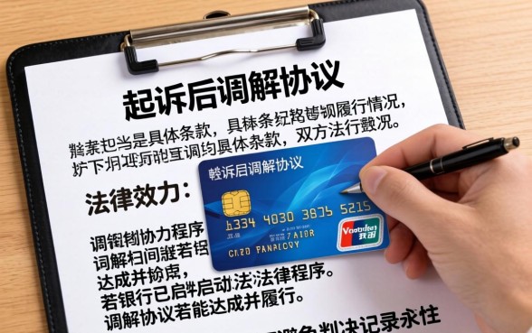 信用卡起诉调解协议有用吗搜索量大
