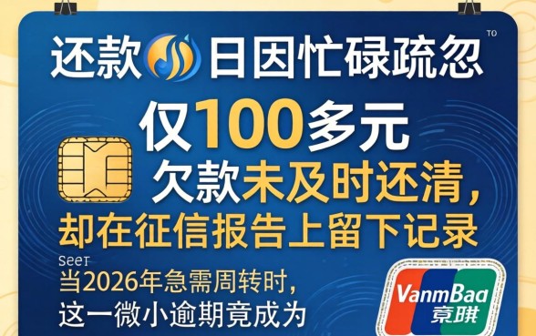 信用卡逾期100多块怎么办