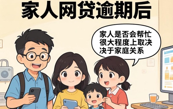 网贷逾期家人会担责吗如何解决