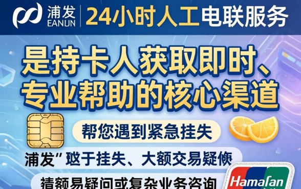 浦发信用卡24小时人工服务电话是多少