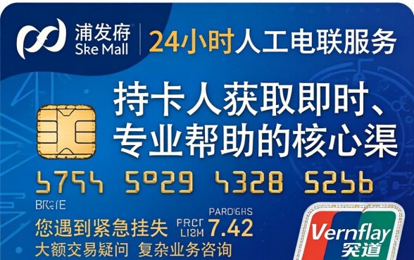 浦发信用卡24小时人工服务电话是多少