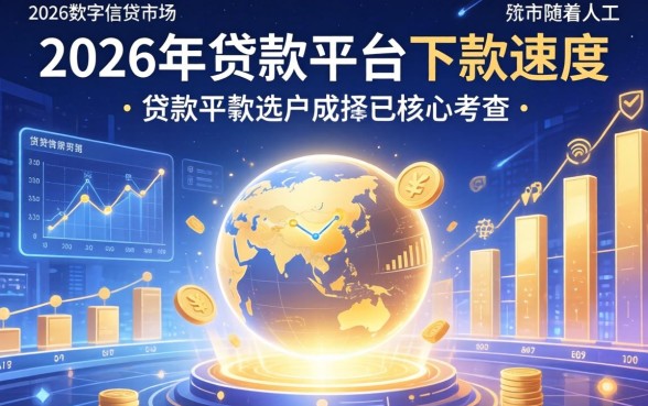 2026年贷款平台下款速度排名前十有哪些