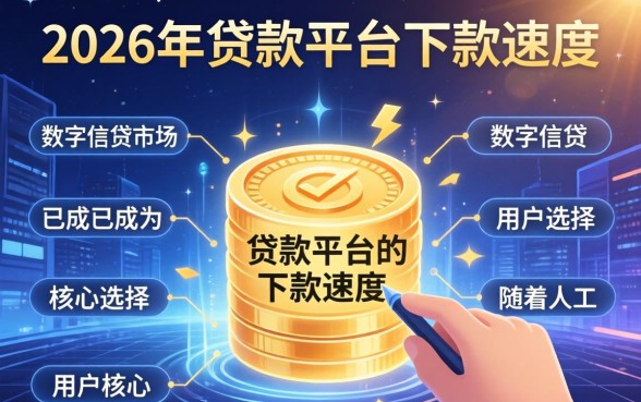 2026年贷款平台下款速度排名前十有哪些