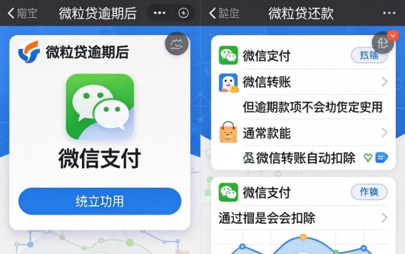 微粒贷逾期微信转账可以用吗会怎么样