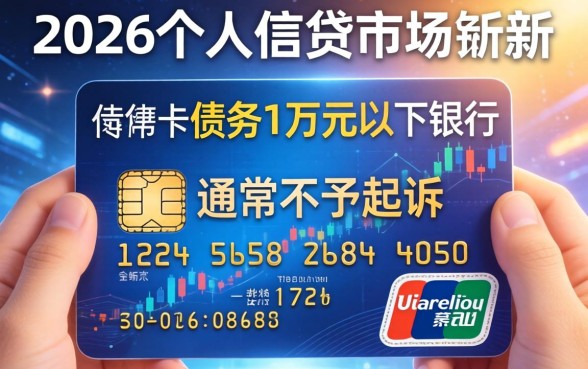 信用卡欠款1万以下不起诉会怎样处理
