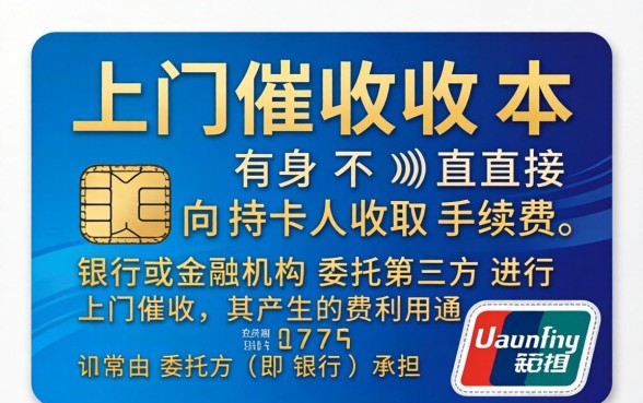 信用卡上门催收手续费是多少