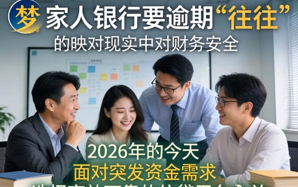 梦见家人银行贷款逾期预示什么征兆