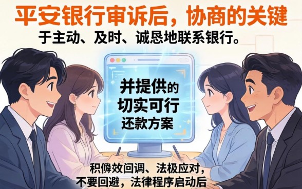 平安信用卡起诉后如何协商还款