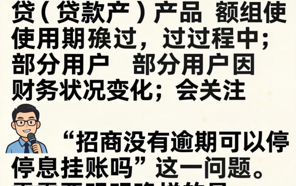 招商银行停息挂账申请条件流程详解