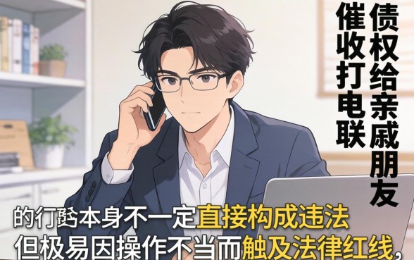 催收打电联给亲戚朋友犯法吗