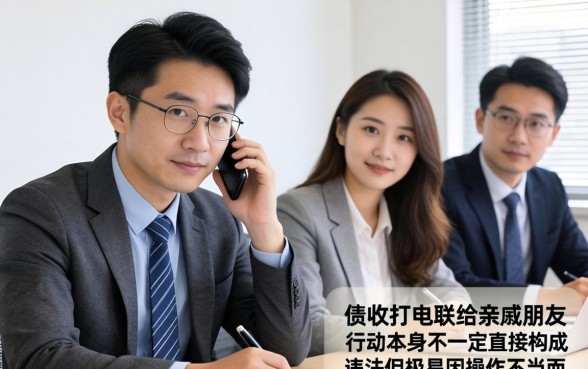 催收打电联给亲戚朋友犯法吗