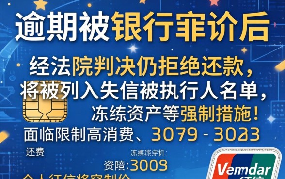 刷信用卡被起诉有什么后果