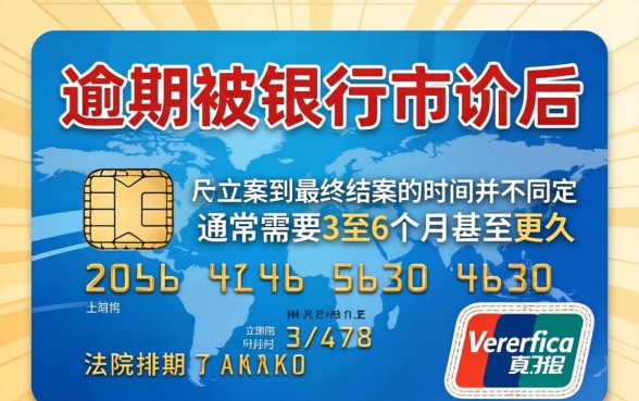 信用卡不还起诉判多久结案呢