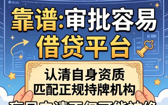 哪个借钱平台靠谱又容易通过