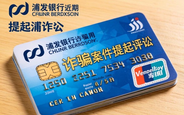 浦发银行起诉信用卡诈骗案