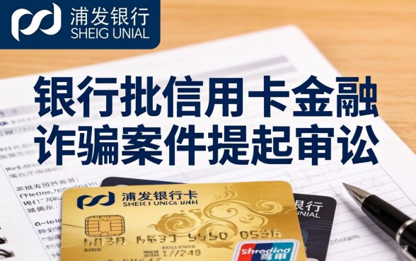 浦发银行起诉信用卡诈骗案