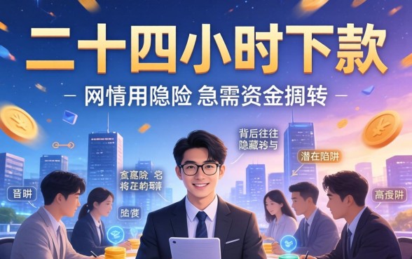 网贷口子声称二十四小时下款是真的吗