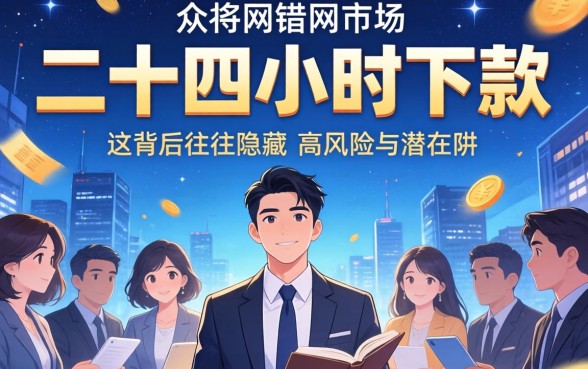 网贷口子声称二十四小时下款是真的吗