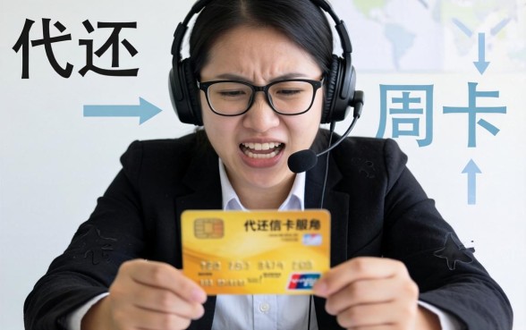 代还信用卡客服无需征信审核是否可靠