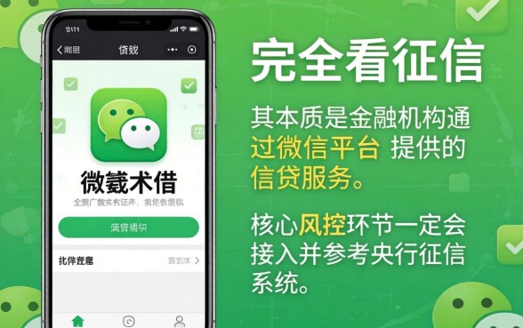 揭秘微信借钱是否查征信真相