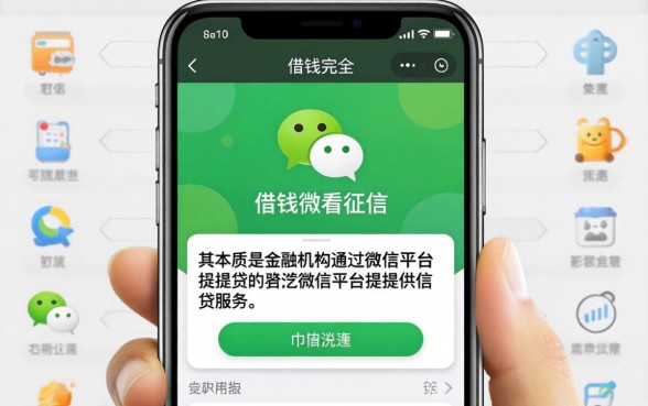 揭秘微信借钱是否查征信真相