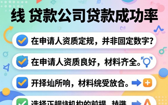 线下贷款公司贷款成功率如何提高