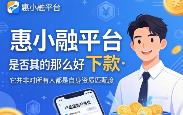 惠小融平台真的那么好下款吗