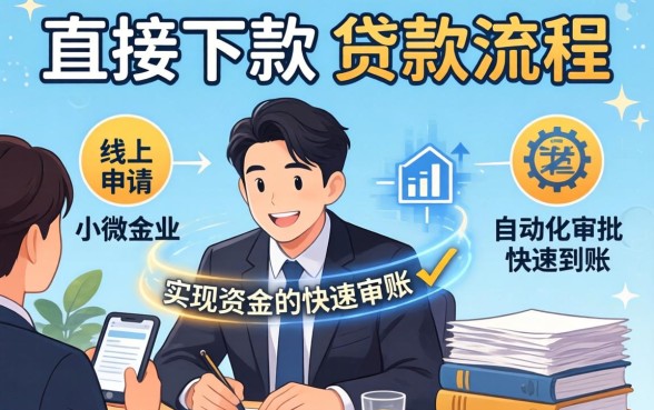 直接下款的贷款流程有哪些步骤