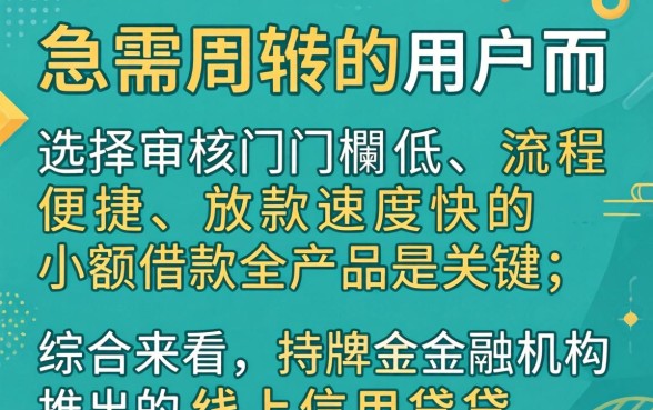 小额贷款哪个平台容易通过审核