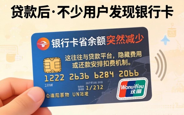 下款后银行卡为何突然没钱了