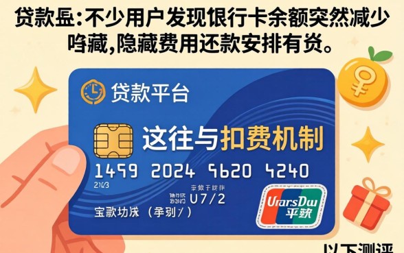 下款后银行卡为何突然没钱了