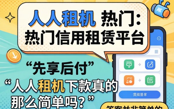 人人租机审核流程及下款条件详解