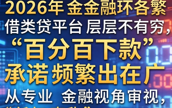 借钱软件真的能百分百下款吗