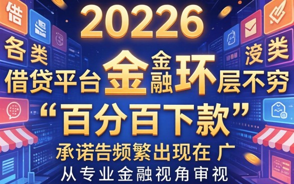 借钱软件真的能百分百下款吗