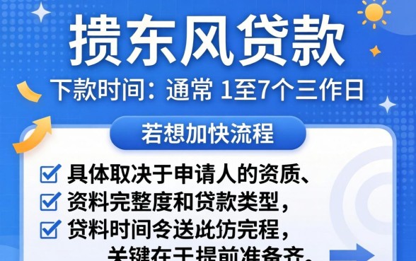 借东风贷款多久到账及审核放款时间全解析