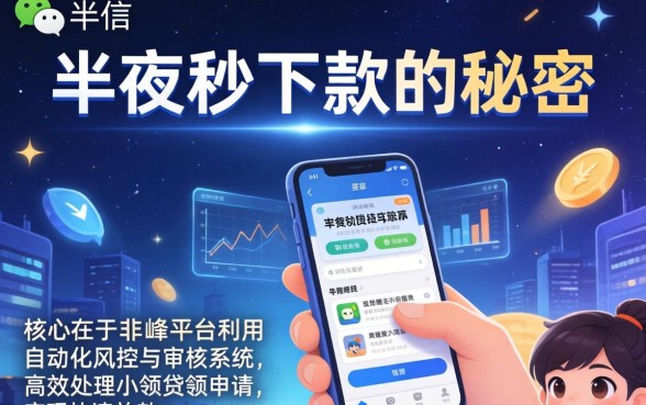 微信半夜秒下款的秘密是什么