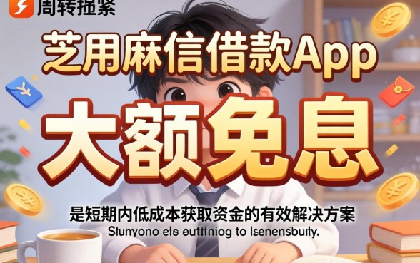 芝麻信用借款app大额免息是真的吗