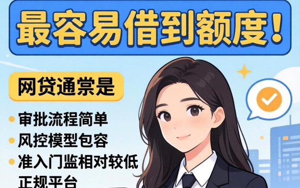 最容易借到额度的网贷有哪些