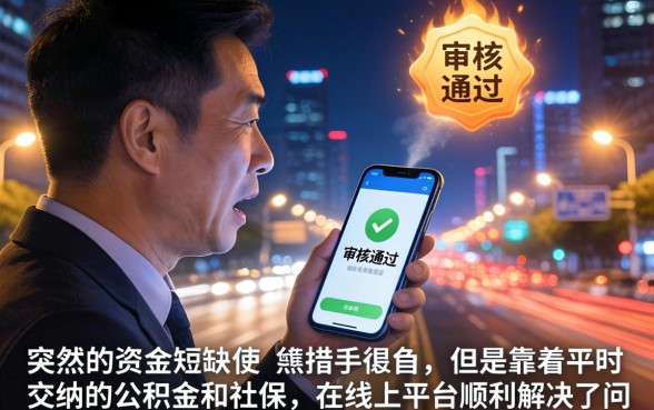 纯线上公积金社保贷，概览五个无忧速借当天放款的平台